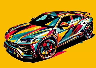 Super car Urus wpap