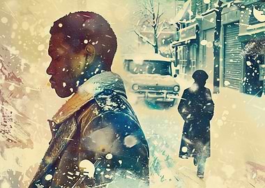 Vintage Visions of Snowfal