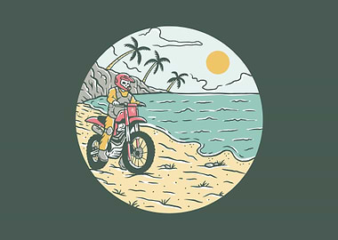 Skeleton Summer Riding