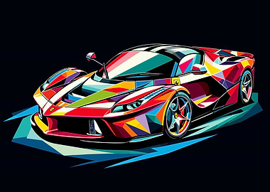 LaFerrari F150 wpap popart