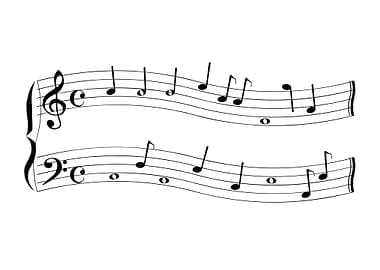 Musical Wave Of Notes