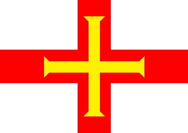 Island Of Guernsey Flag