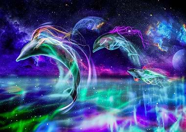Space dolphins