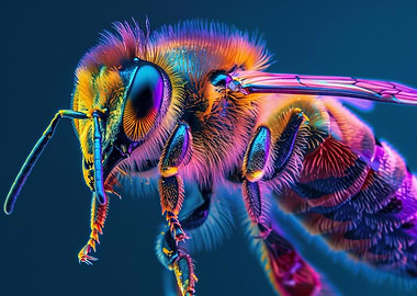 colorful bee