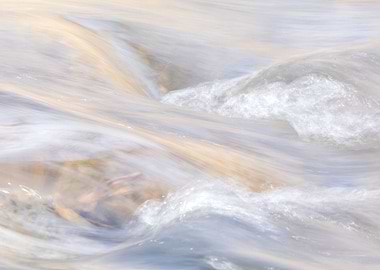 Abstract rushing water