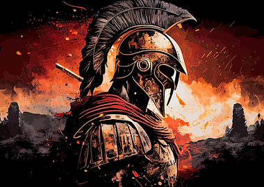 Soldier warrior spartan