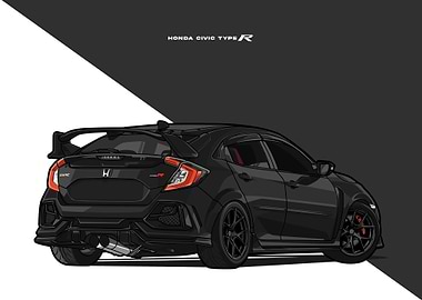 Civic type R black