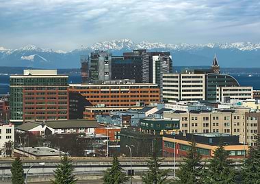 Cityscapes and Snowcaps