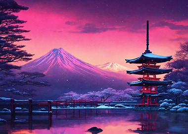Japanese Snow Fantasy