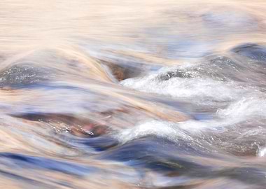 Water patterns of a stream