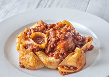 Pasta with Bolognese sauce