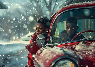 Retro Rock Snowfall in Ro