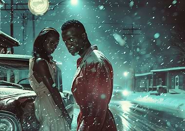 Retro Radiance Snowfall i