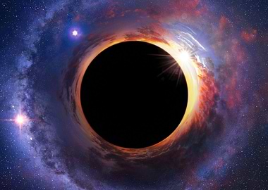 Black Hole Space Art