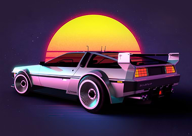 RESTOMOD NEON DMC DELOREAN