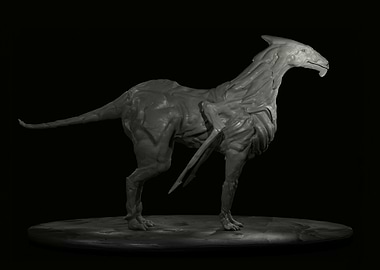 Dark fantasy horse mount