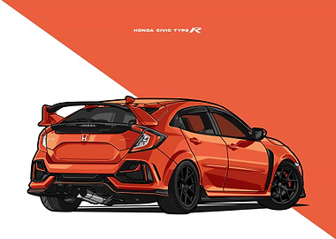 civic type r orange