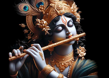 Krishna Playing Flute