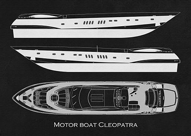 Motor boat Cleopatra