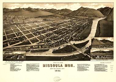 Missoula Montana 1884