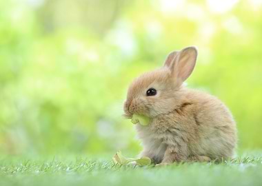 Bunny Eating