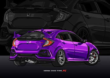 civic type r violet