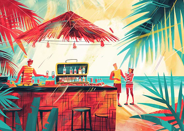 Tropical Beach Bar