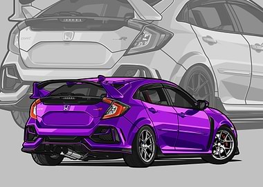 civic type r violet
