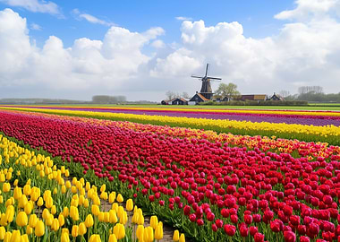 Netherlands Tulip Fields