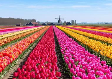 Netherlands Tulip Fields
