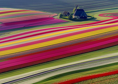 Netherlands Tulip Fields