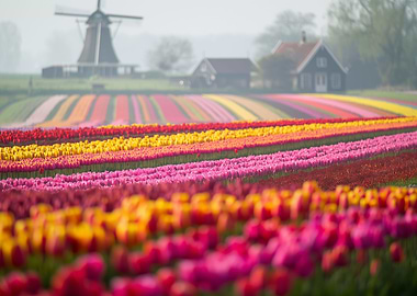 Netherlands Tulip Fields