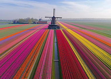 Netherlands Tulip Fields