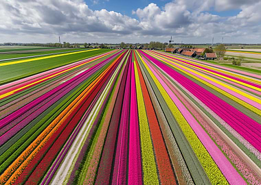 Netherlands Tulip Fields