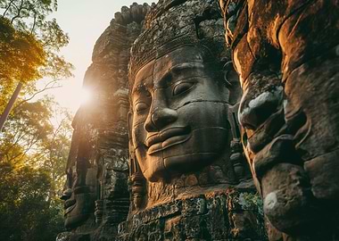 A majestic view of ancient