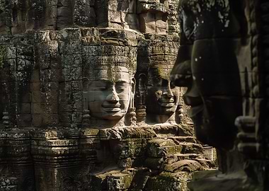 A majestic view of ancient