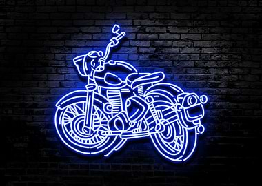 CLASSIC MOTORCYCLE NEON