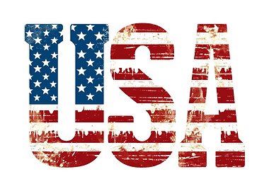 Retro USA Text