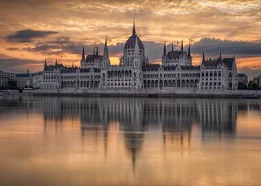 Sunrise in Budapest