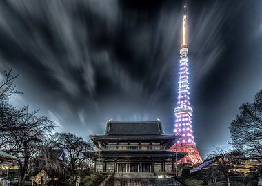 Zojoji and Tokyo Tower