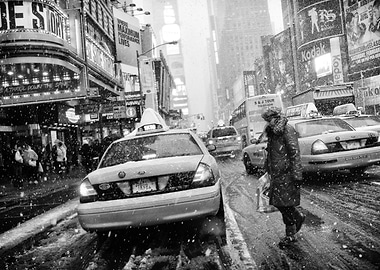 New York in Blizzard