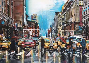 New York city painting