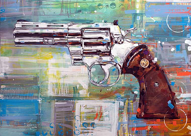 Revolver painting