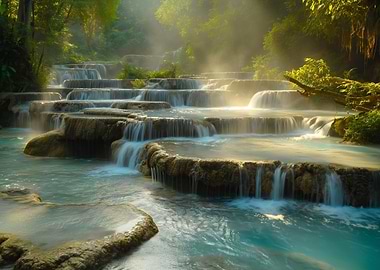 Kuang Si Waterfall Laos