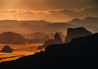 Rock formations Hisma