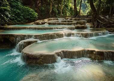 Kuang Si Waterfall Laos