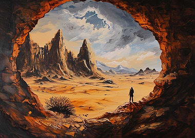 Desert cave exploration