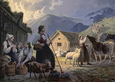 Hut of the cowherdesses