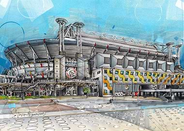 Amsterdam Arena painting
