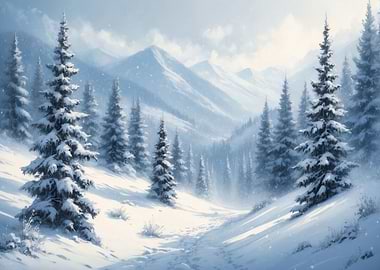 Winter Snow Landscape